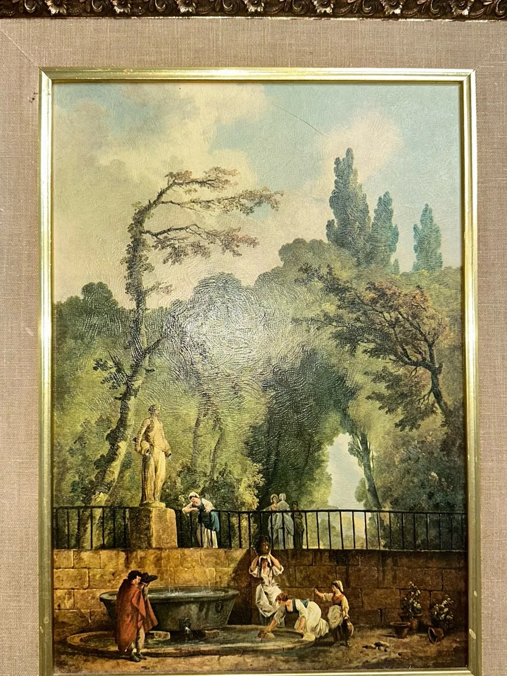 Pair (Set of 2 ) 1960's - 1970's Vintage - Turner Wall Art The Roman Garden